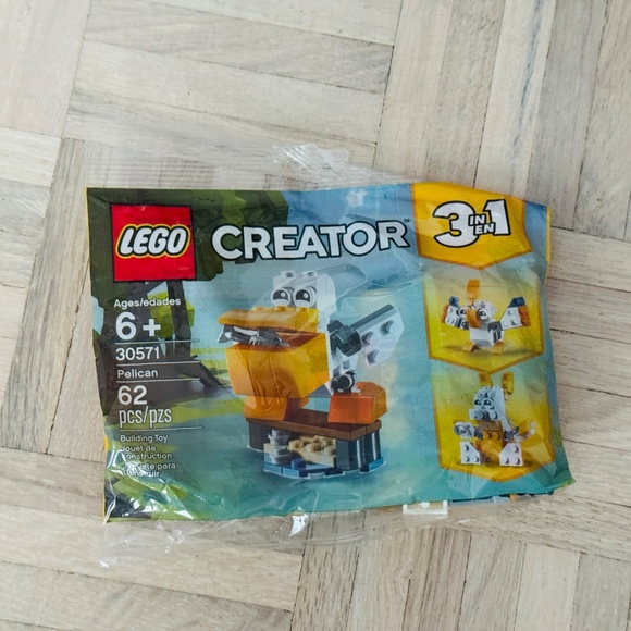 Lego Other - Lego Creator - 3-in-1 Pelican, 62 pcs, Sealed and Brand New!